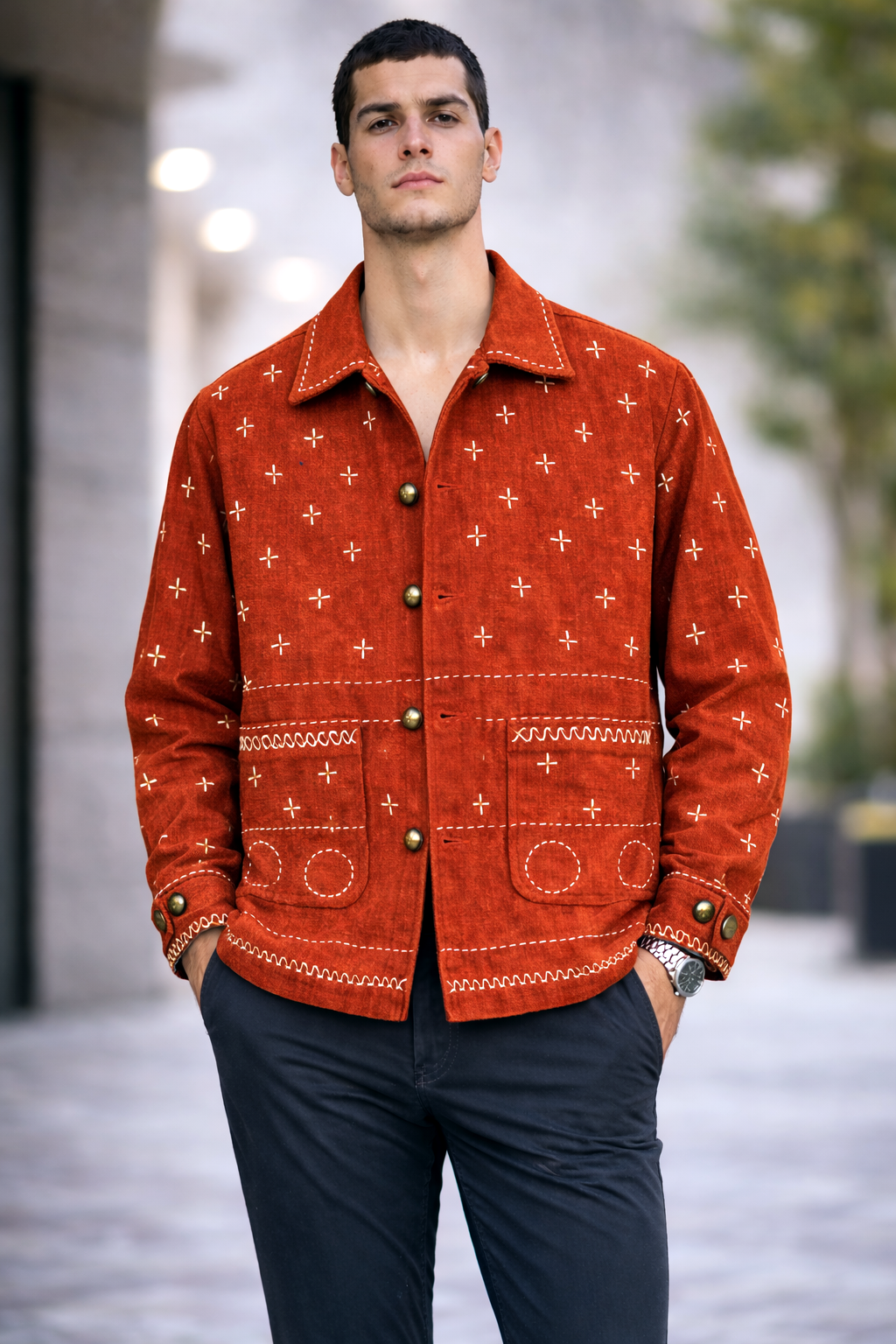 Weardo Snatched Orange Shirt